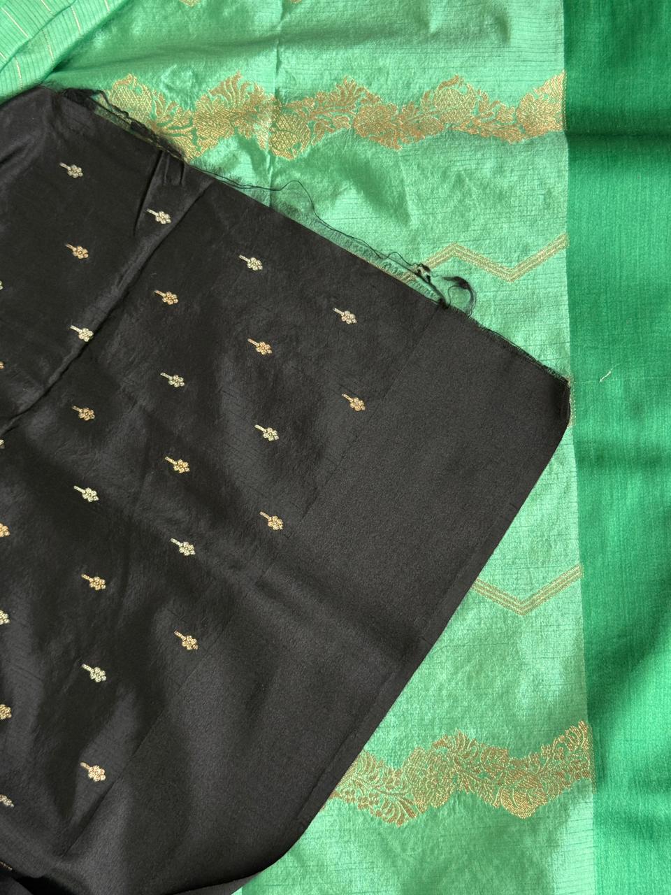 SUV3874-SEAGREEN WITH BLACK