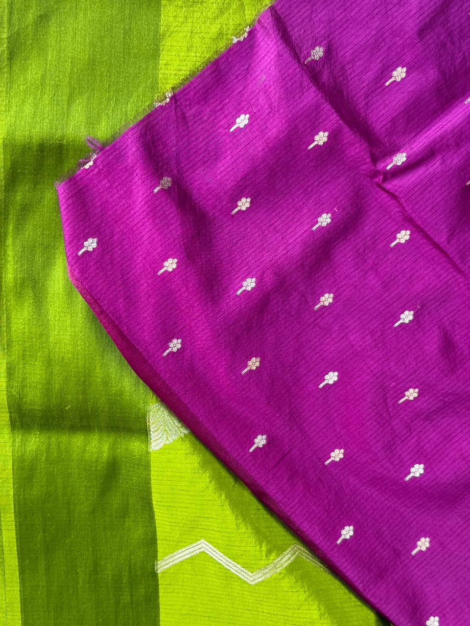 SUV3874 -PARROTGREEN WITH PURLE