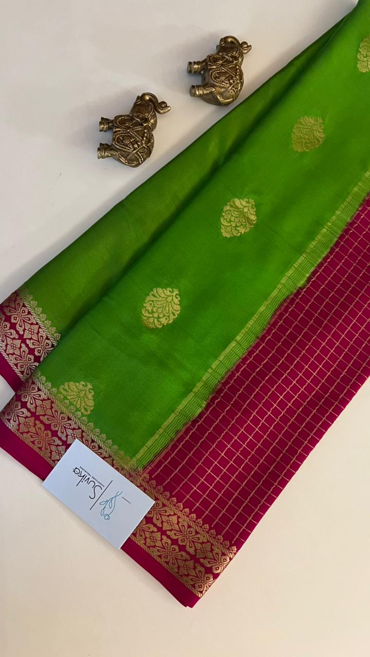 PSUV191-PARROTGREEN WITH PINK