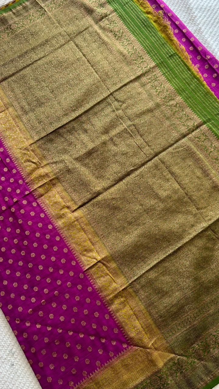 SUV3904-MAGENTA WITH GREEN