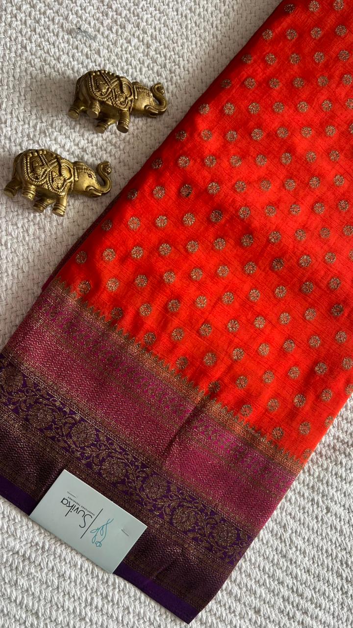 SUV3904-ORANGE WITH PURPLE