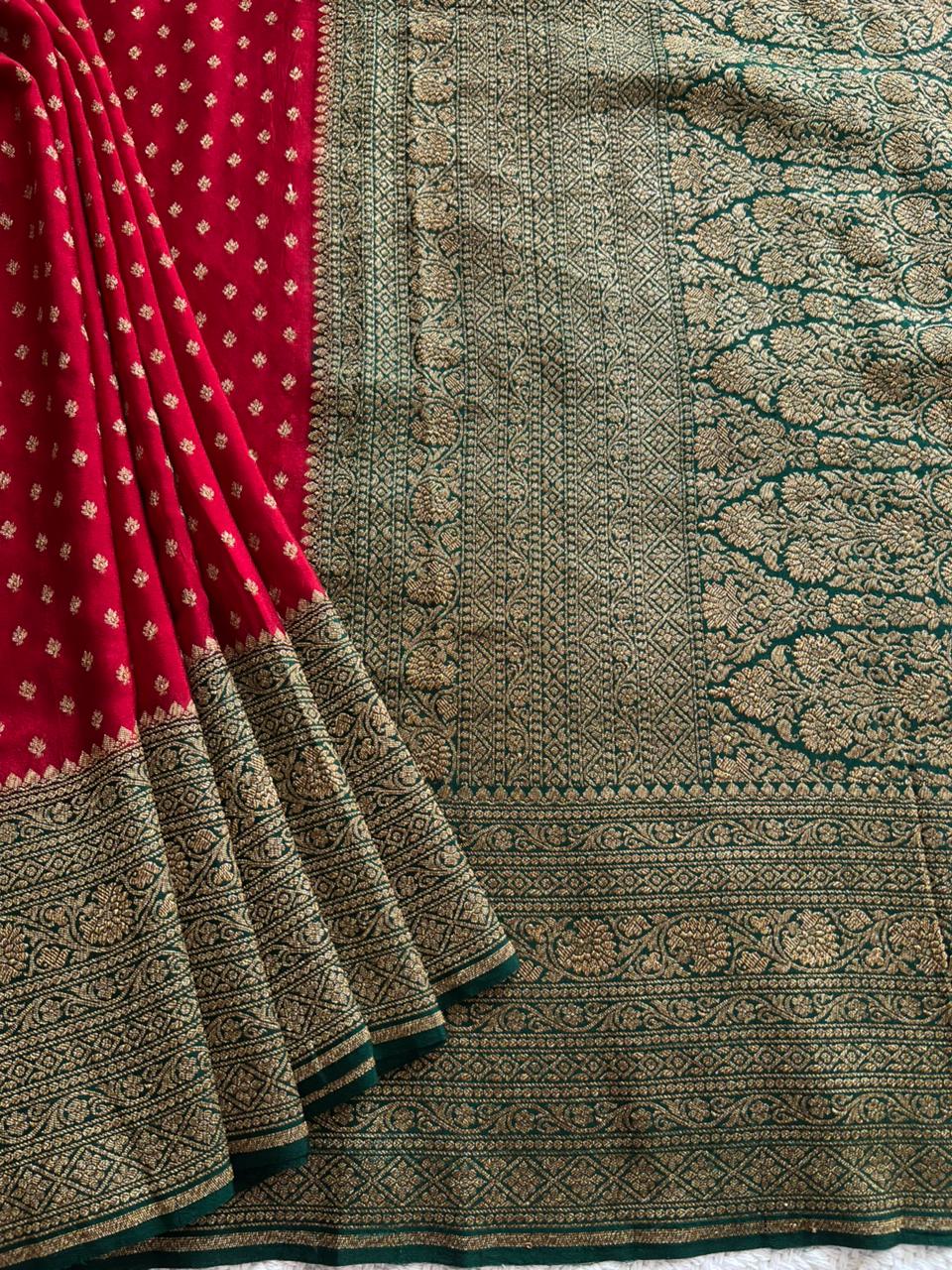 PSUV228-RED WITH BOTTLEGREEN