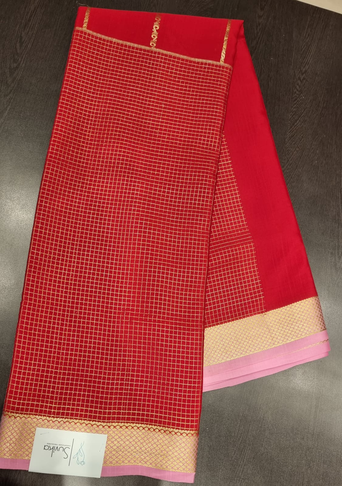 PSUV236-RED WITH BABYPINK