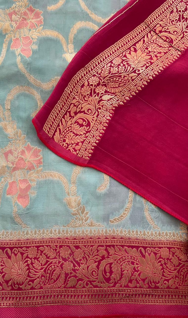 SUV3952-SKYBLUE WITH PINK