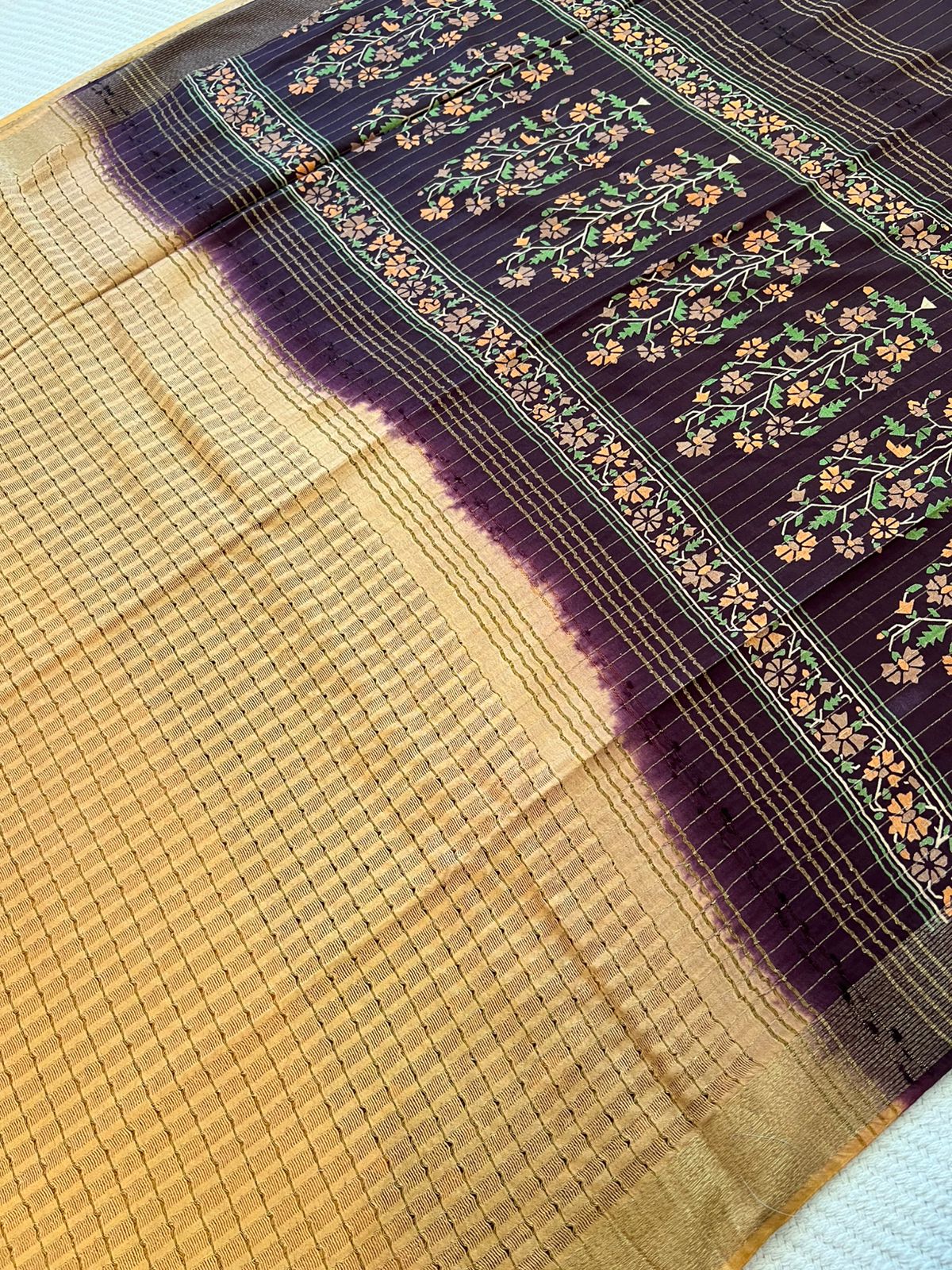 SUV3924-CHICKU WITH COFFEEBROWN