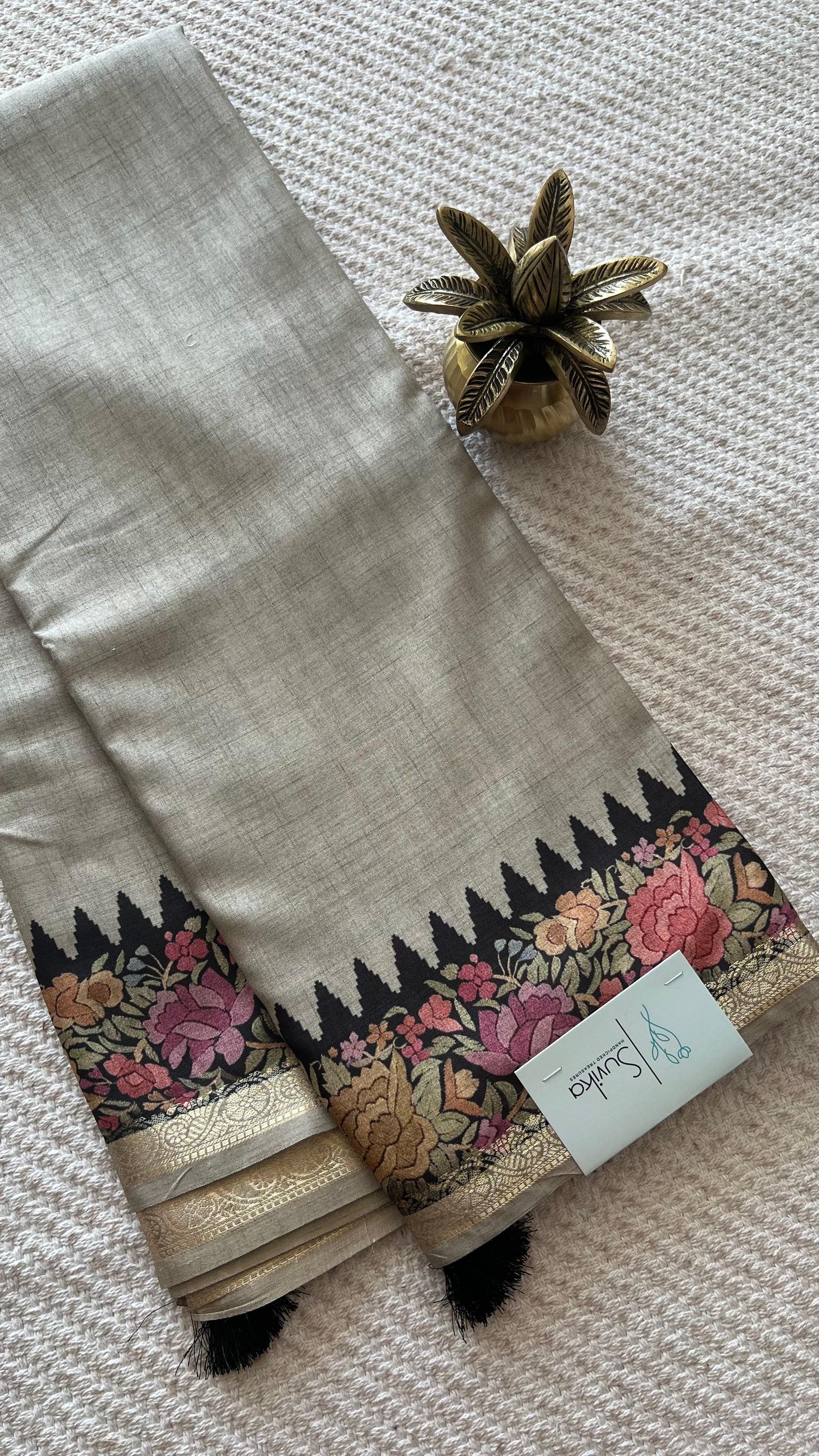 SUV3968-GREY WITH BLACK