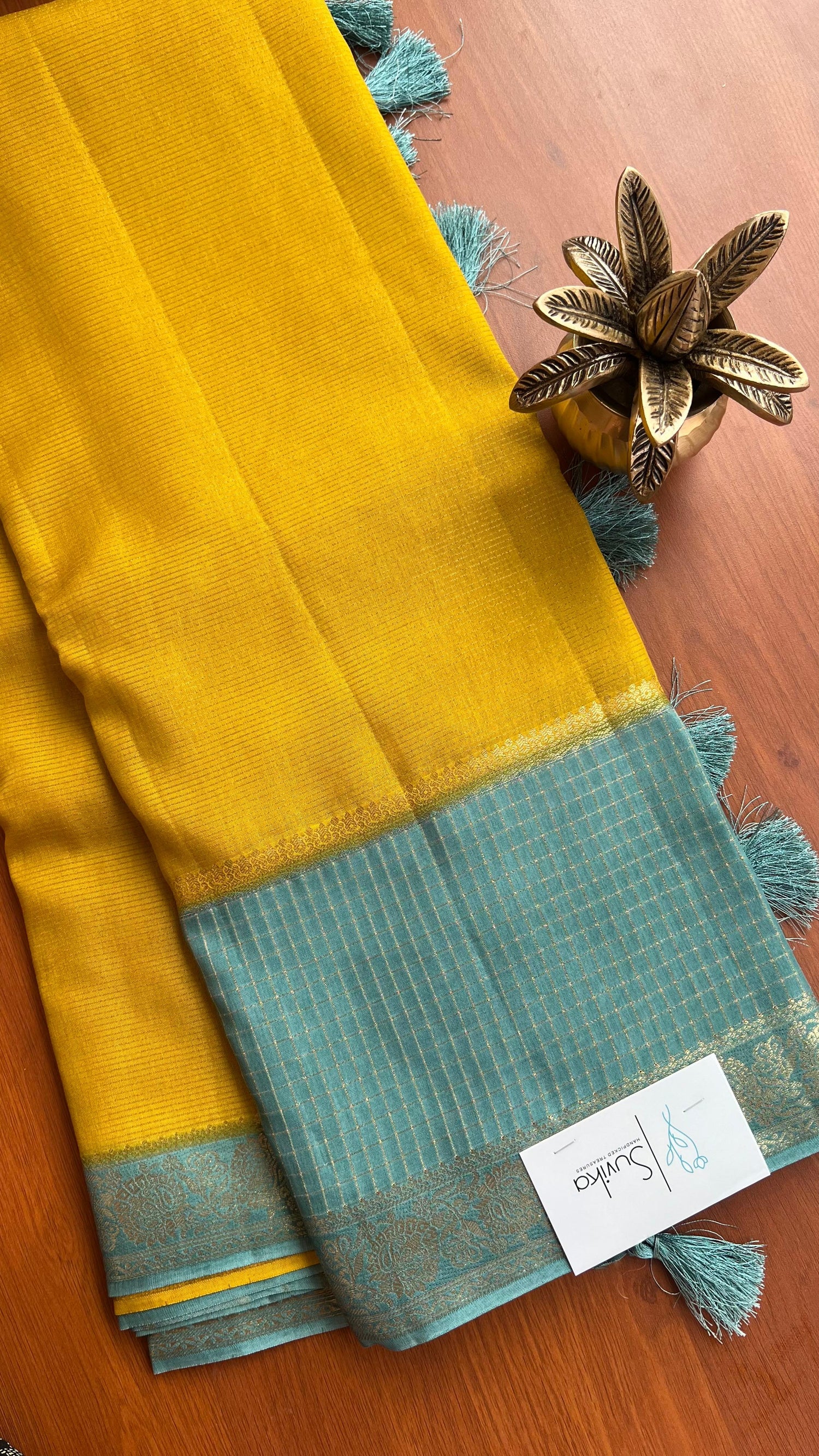 SUV3973-MINTYELLOW WITH SEAGREEN