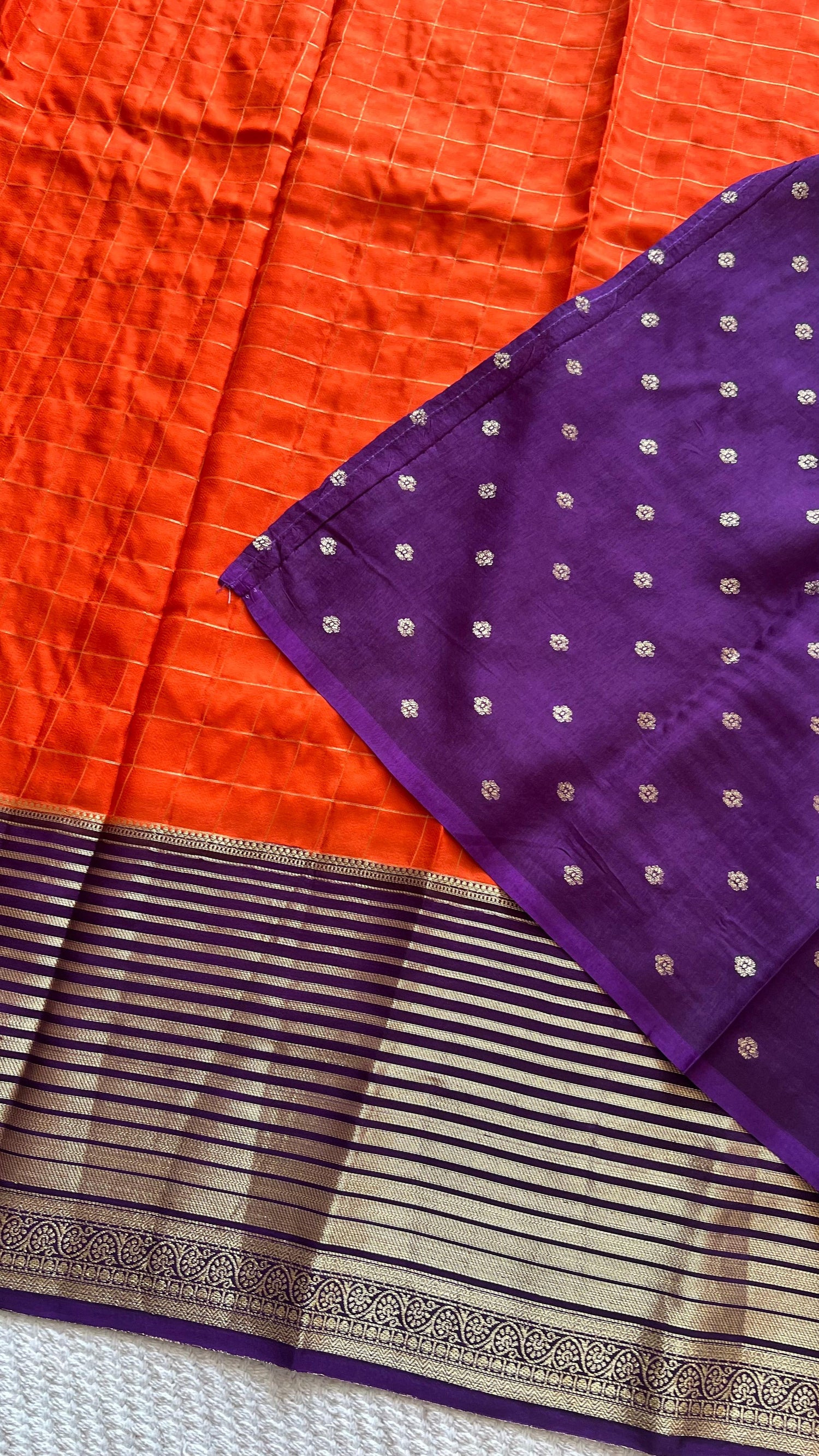 SUV4006-ORANGE WITH PURPLE