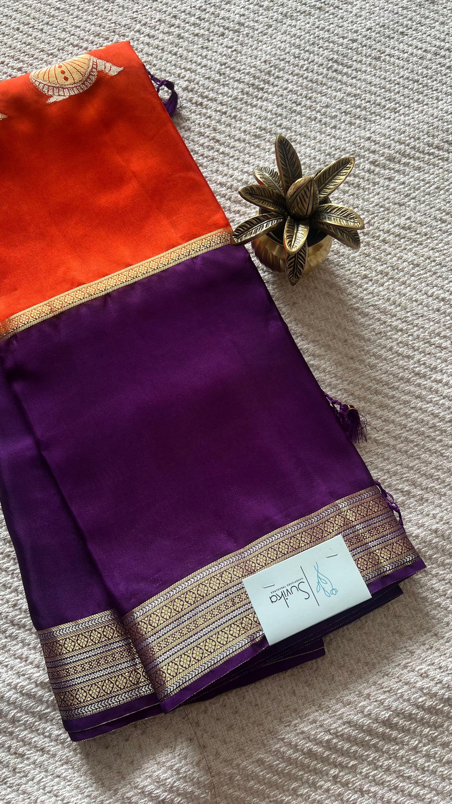 SUV4005-ORANGE WITH PURPLE