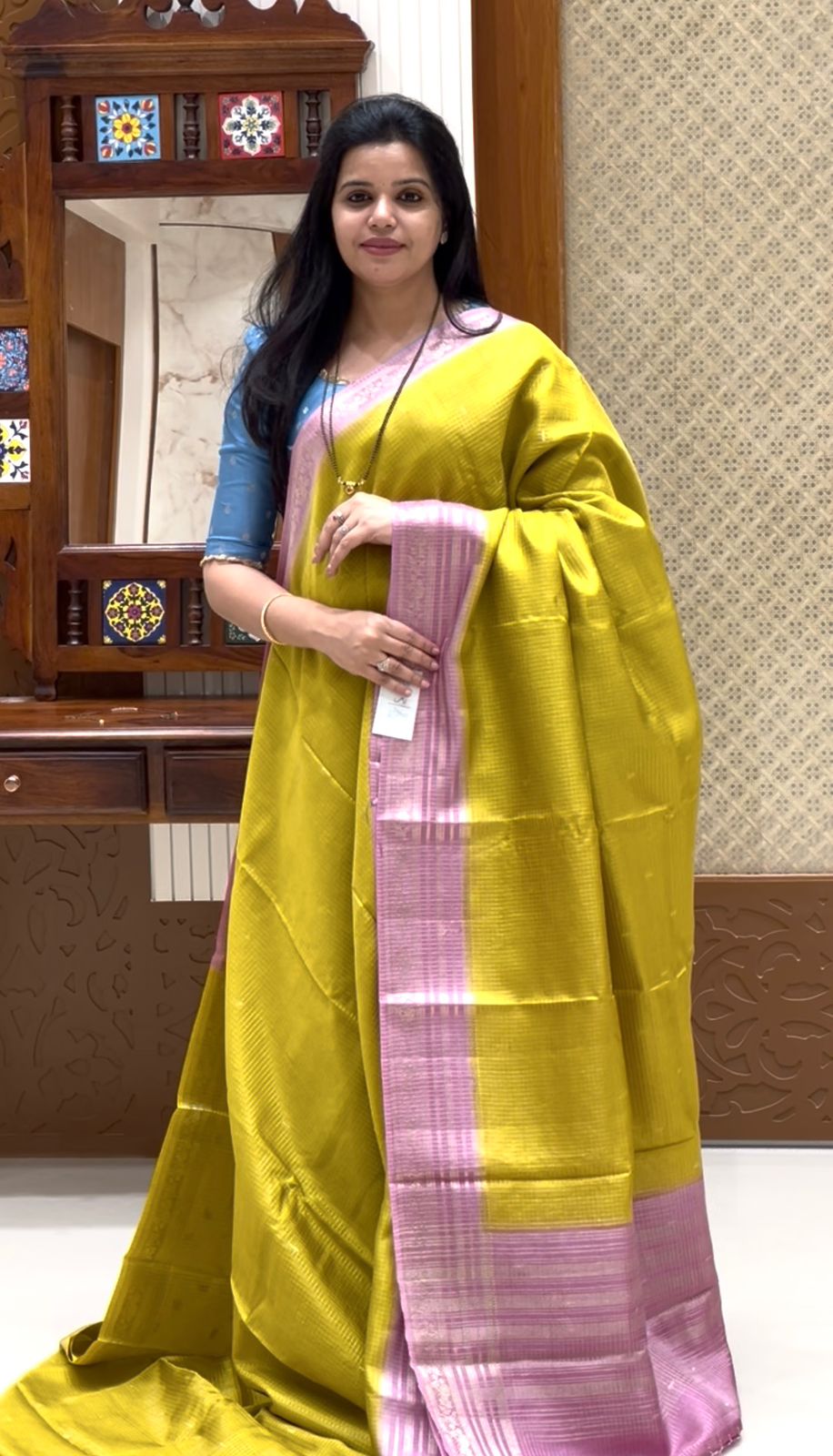 SUV3673-YELLOW WITH LAVENDER