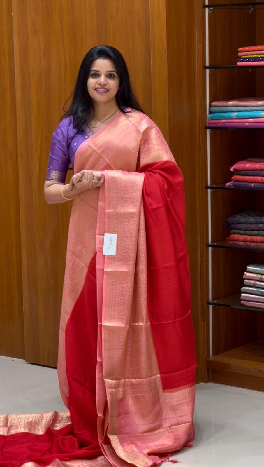 SUV3595 - RED WITH BABYPINK