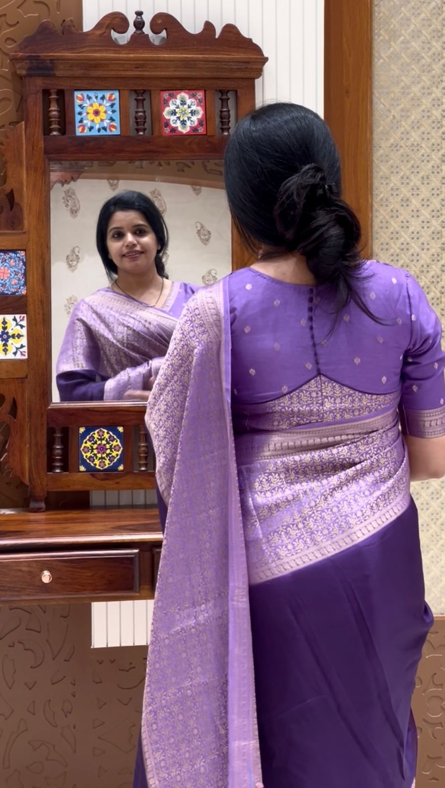 SUV3595 - PURPLE WITH LAVENDER(DISPATCH TIME WITHIN 30DYS)