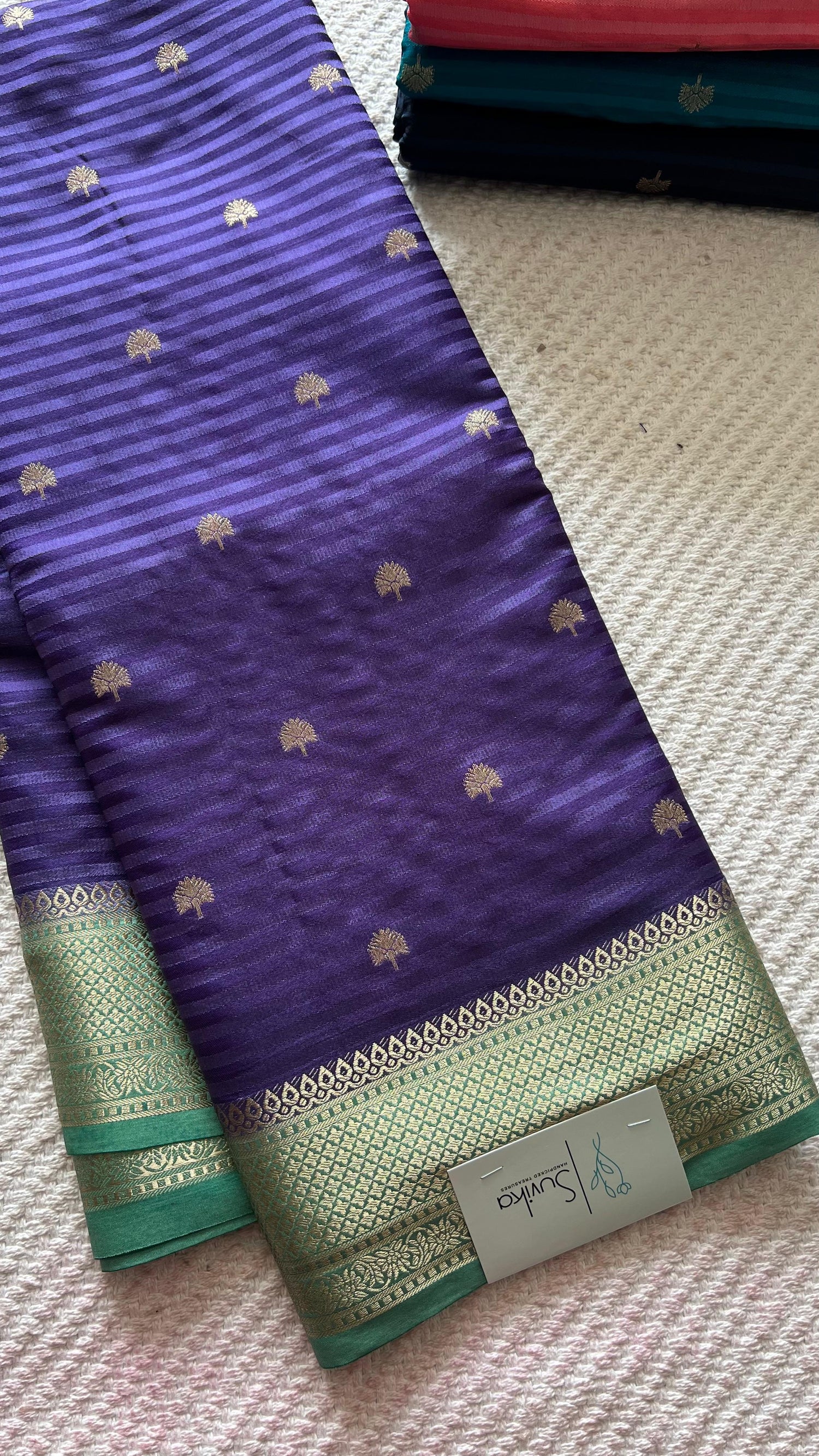 SUV3856- NAVYBLUE WITH GREEN