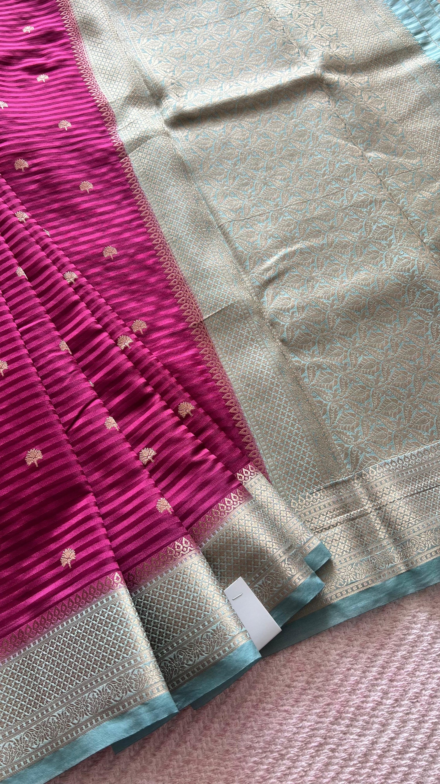 SUV3856- MAGENTA WITH  SEAGREEN