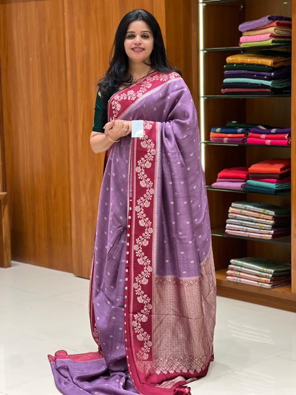 SUV3821- DUSTY LAVENDER WITH WINE