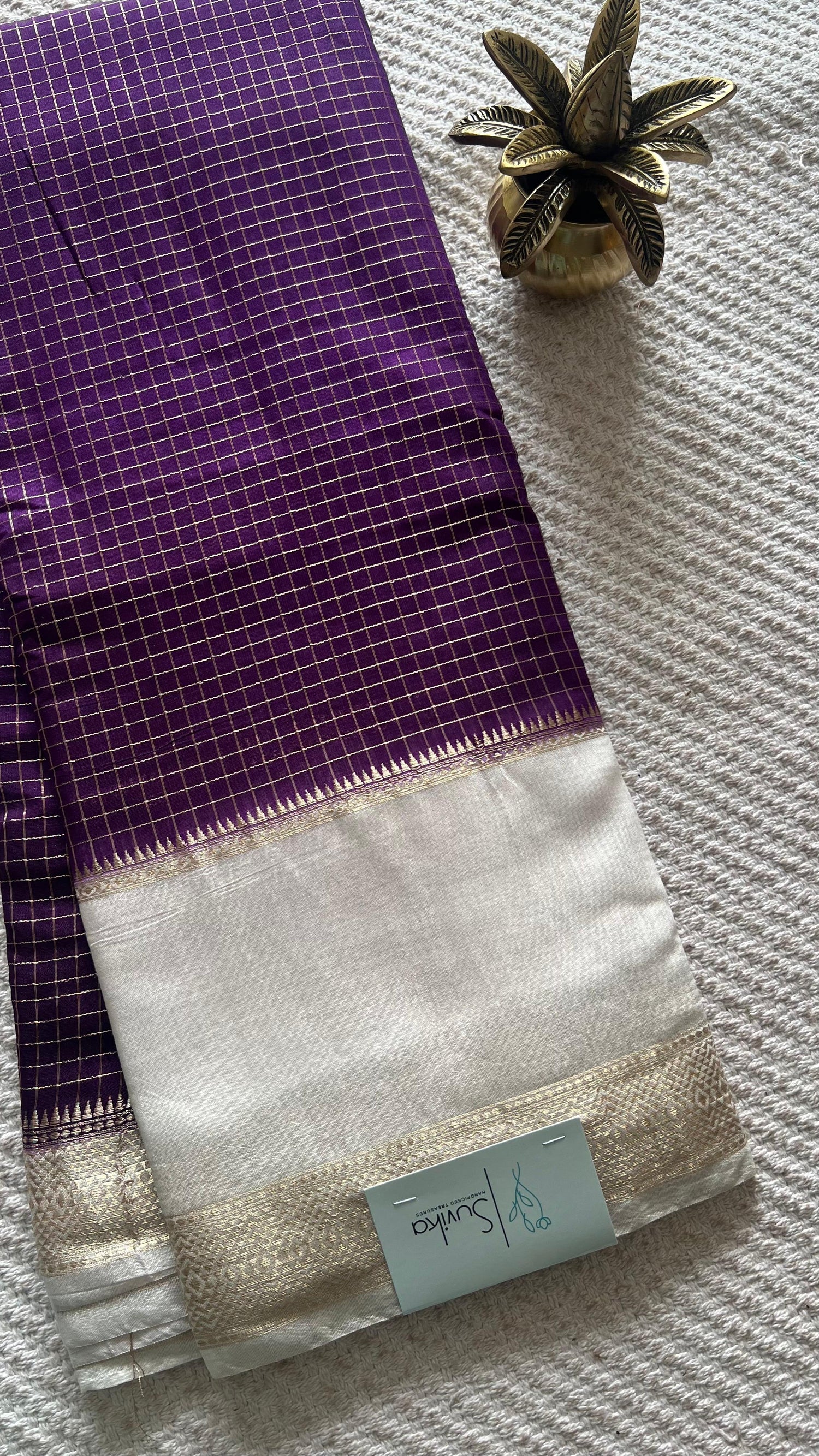 SUV3854-PURPLE WITH WHITE