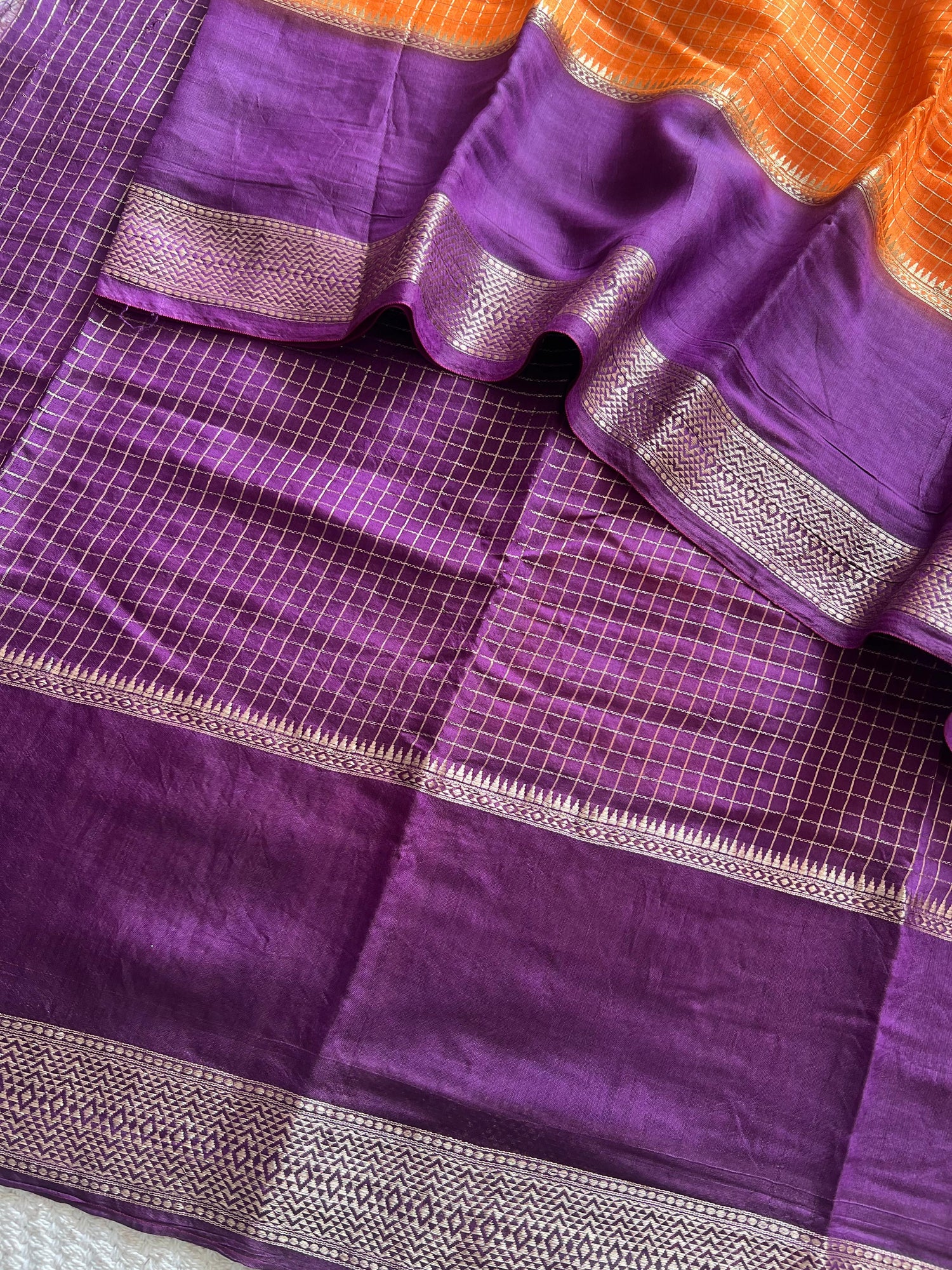 SUV3854-ORANGE WITH PURPLE