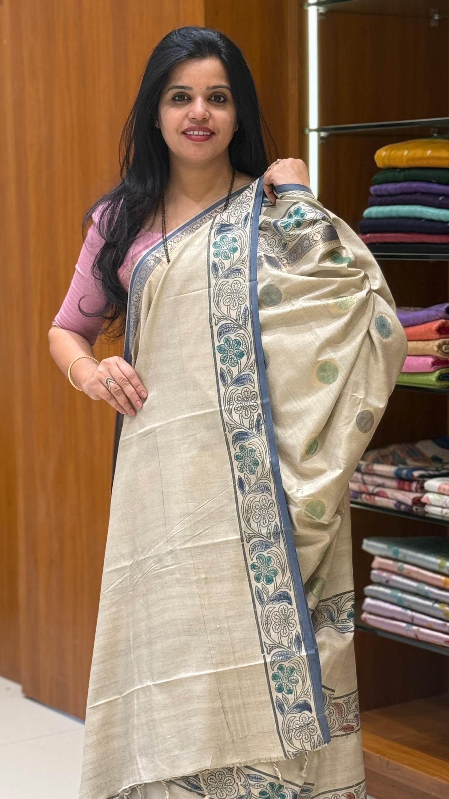 SUV3761-CHICKU WITH BLUE