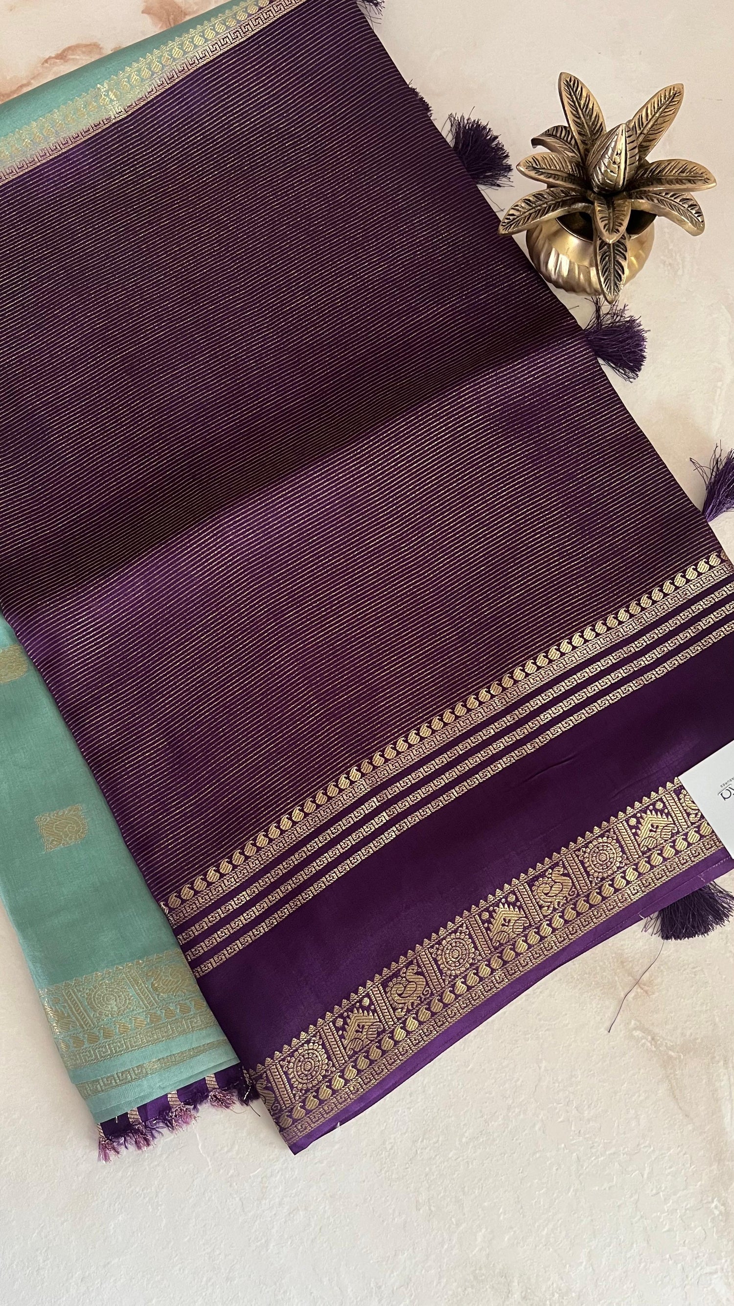 SUV3621-SEAGREEN WITH PURPLE