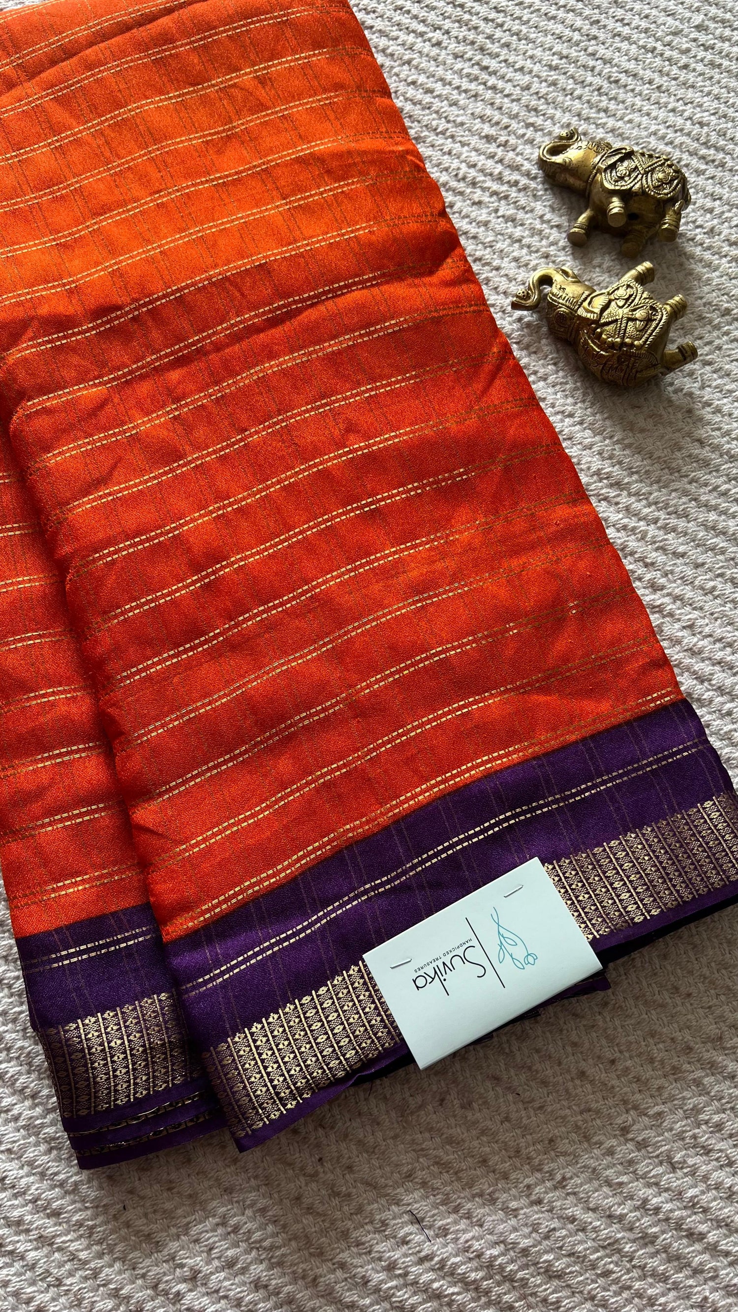 SUV3884-ORANGE WITH PURPLE