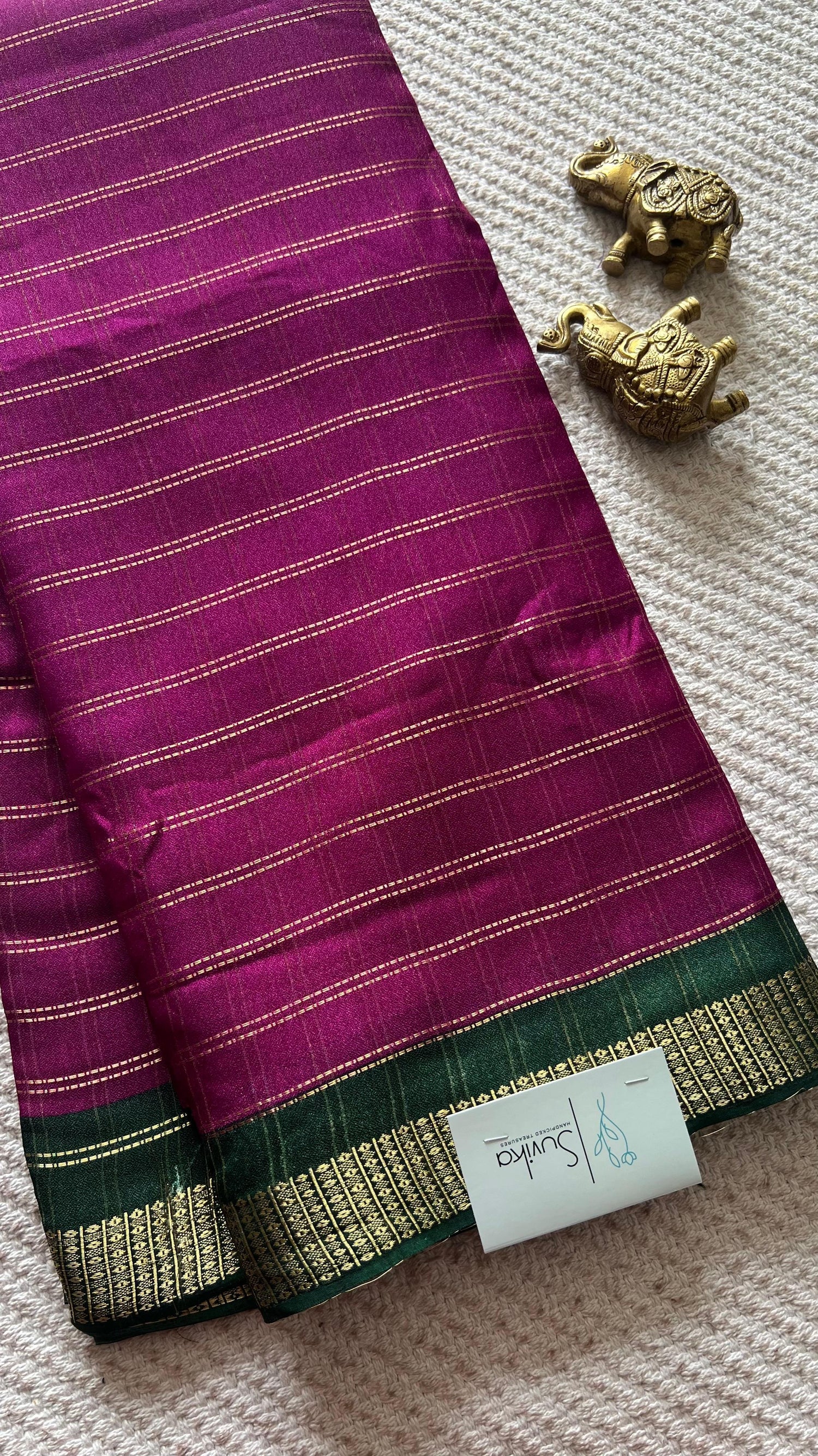 SUV3884- MAGENTA WITH GREEN