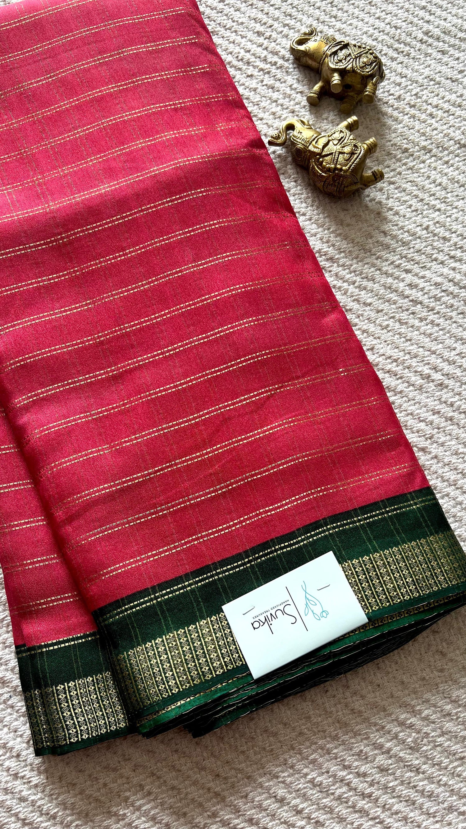 SUV3884-PINK WITH GREEN