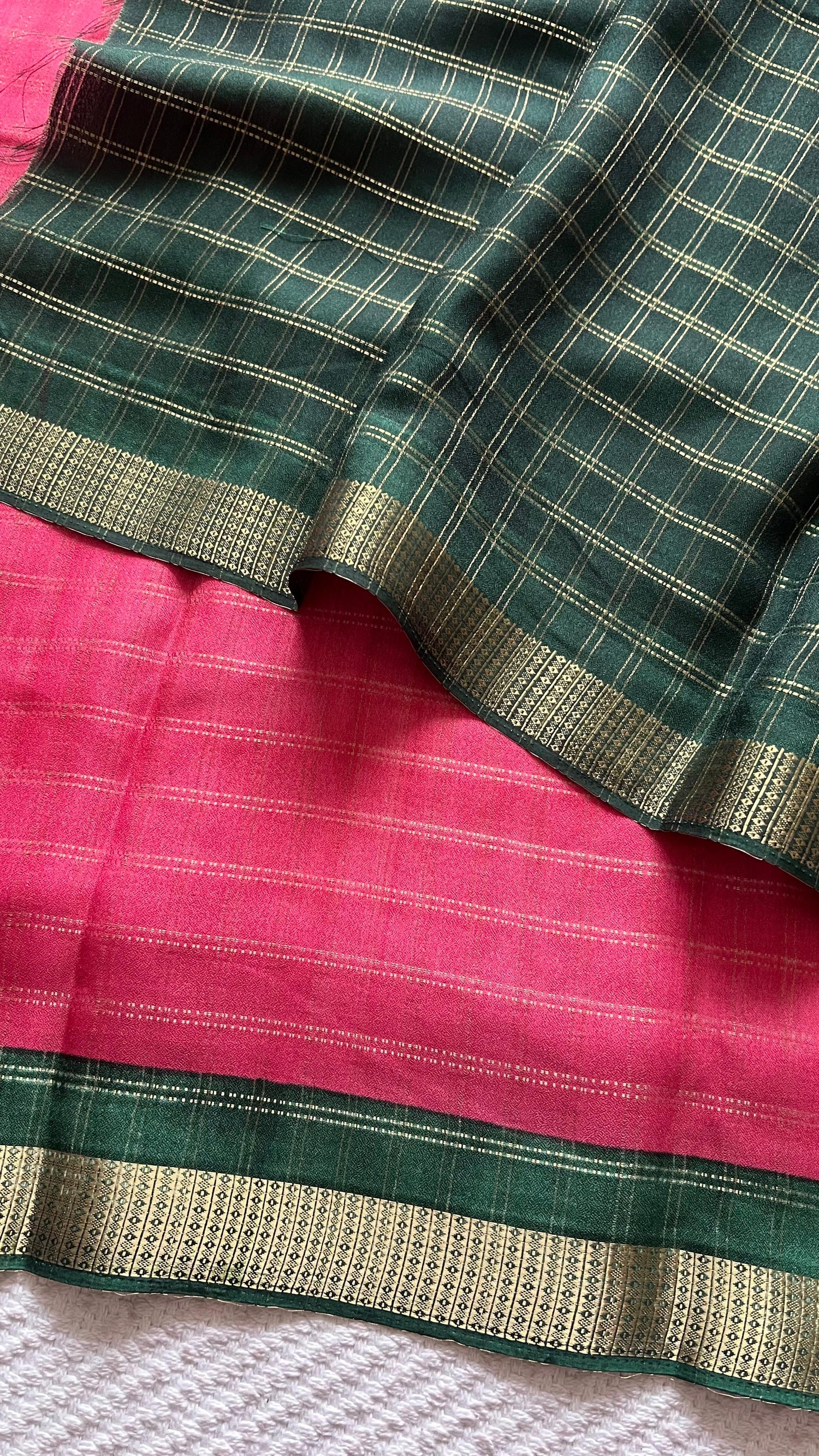 SUV3884-PINK WITH GREEN