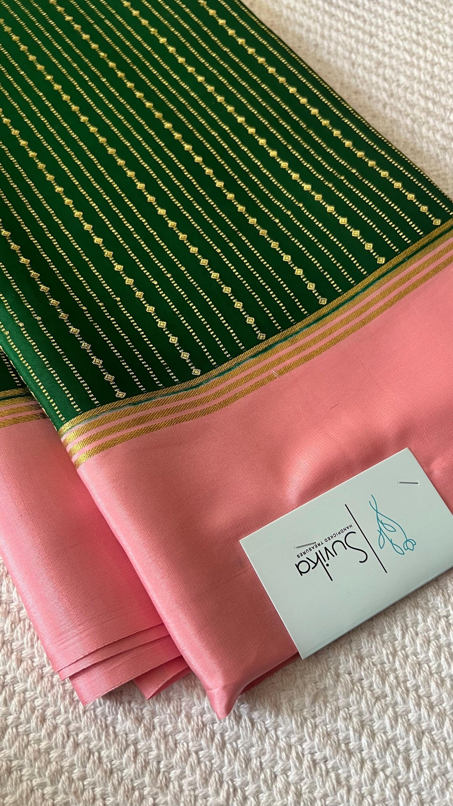 PSUV216-BOTTLEGREEN WITH BABYPINK