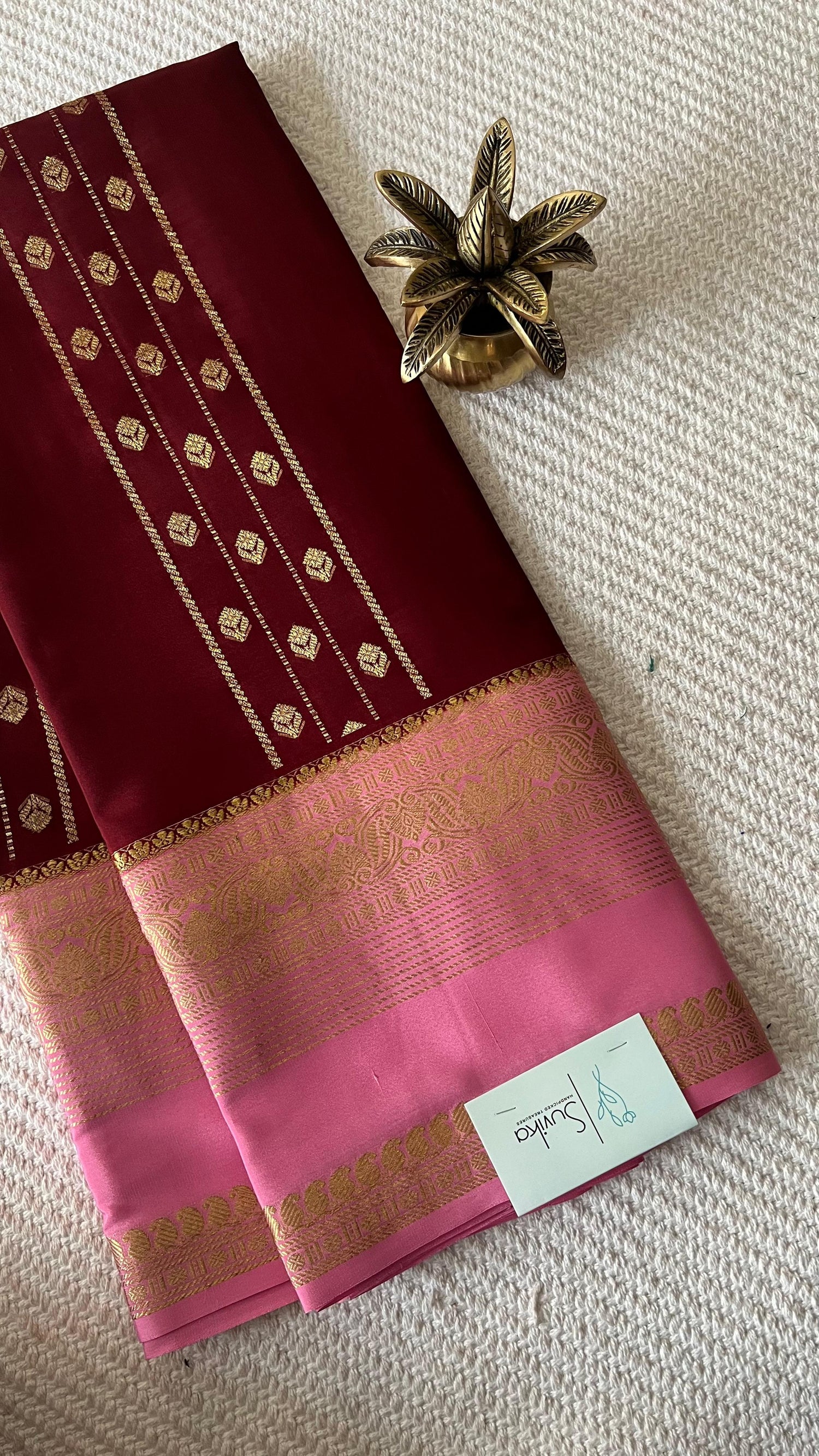 PSUV222-COFFEEBROWN WITH BABYPINK
