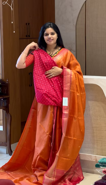 SUV3061-ORANGE WITH PINK