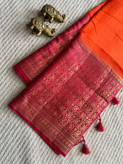 SUV3595 - ORANGE WITH PINK