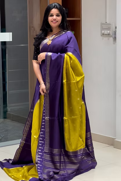 SUV3390-PURPLE WITH YELLOW