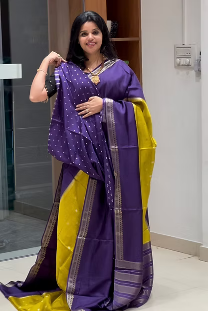 SUV3390-PURPLE WITH YELLOW