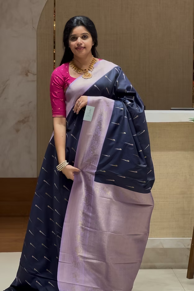 SUV2780-NAVYBLUE WITH LAVENDER