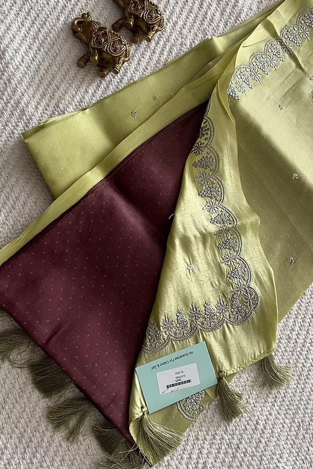 SUV2886 - MINT YELLOW WITH WINE