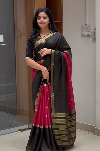 SUV3390-BLACK WITH PINK