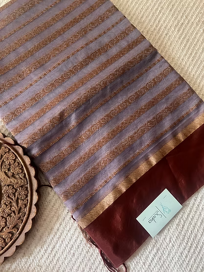 SUV3593 - LAVENDER WITH COFFEE BROWN