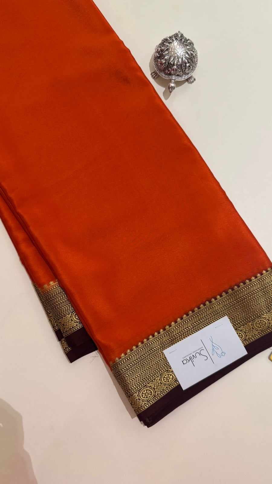 PSUV171-ORANGE WITH COFFEE BROWN