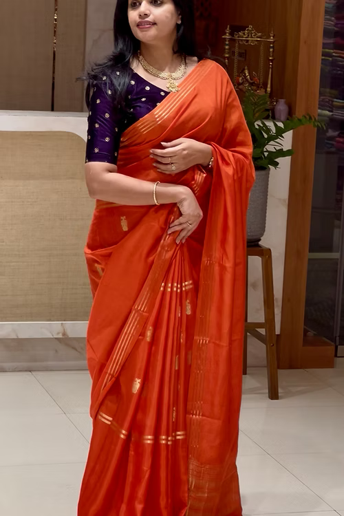 SUV3534 - ORANGE WITH PURPLE