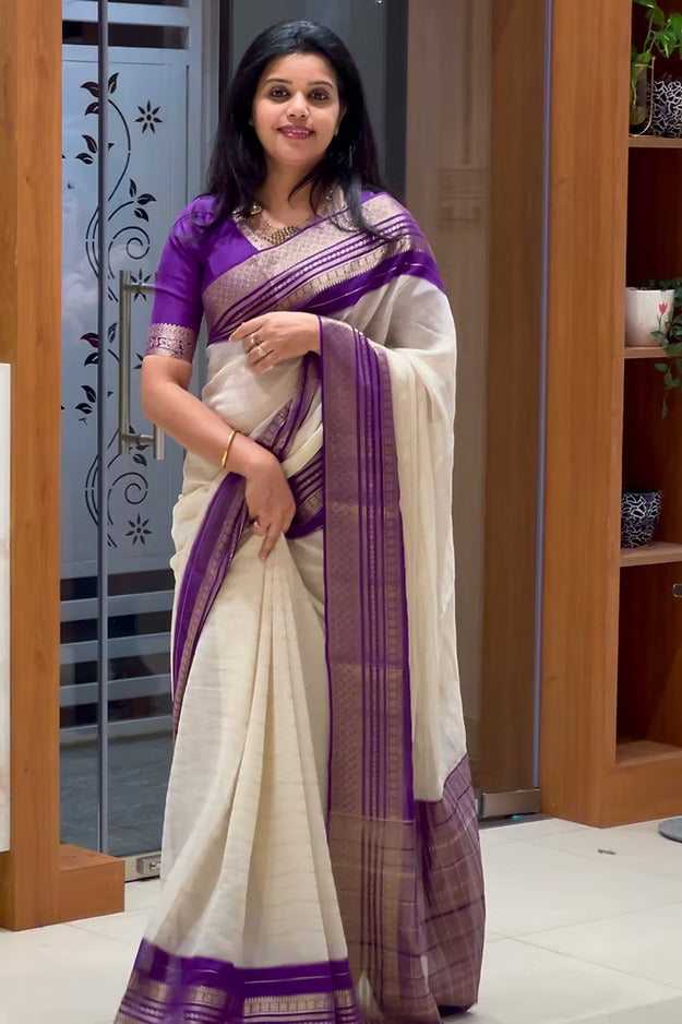 SUV2789 - WHITE WITH PURPLE