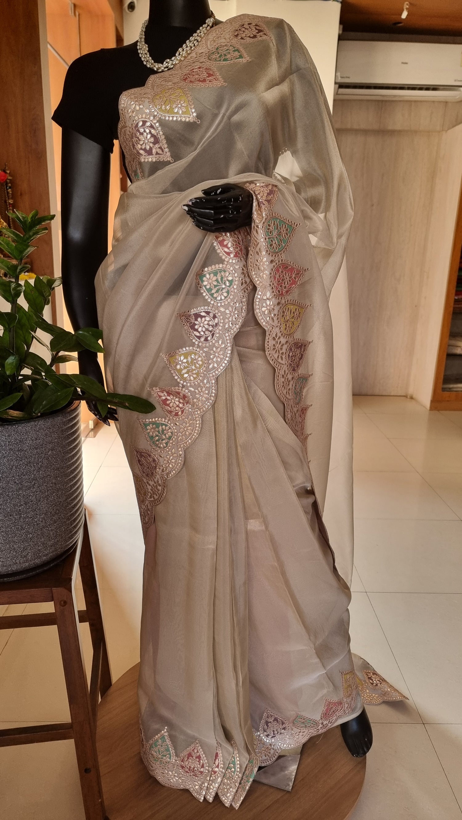 SUV4077-PEACH BLOUSE